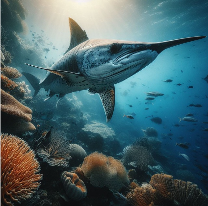 황새치 오푸아브르는 생선도 스테이크만큼 맛있다는 증거입니다.