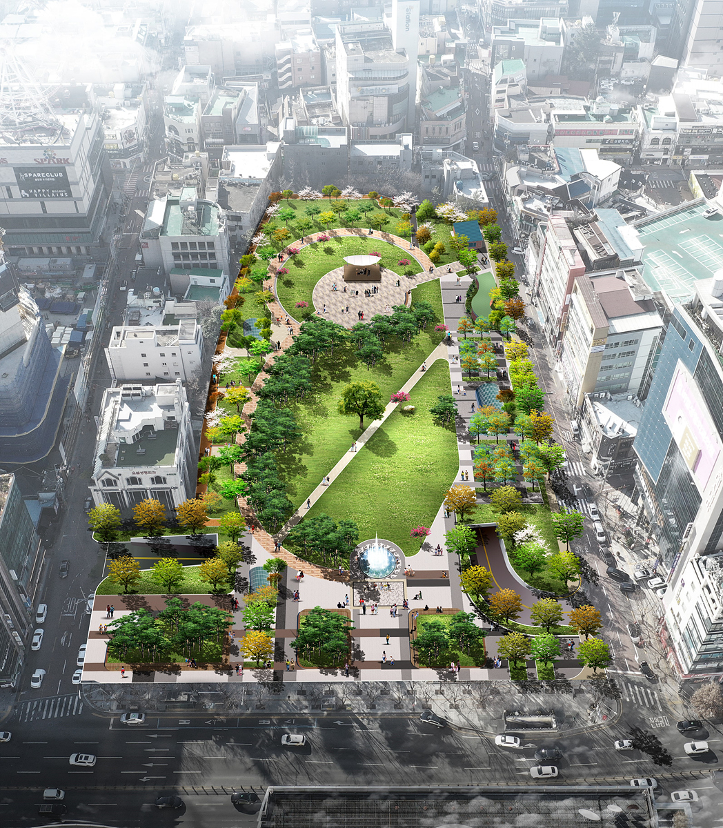 2&middot;28기념중앙공원 리뉴얼 사업 조감도