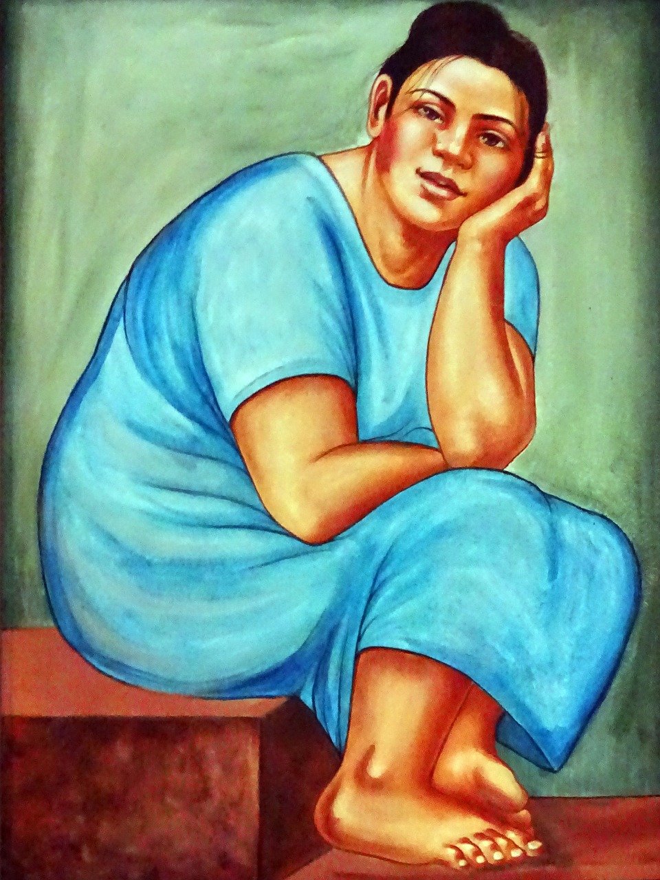 멕시코벽화프페스코장식