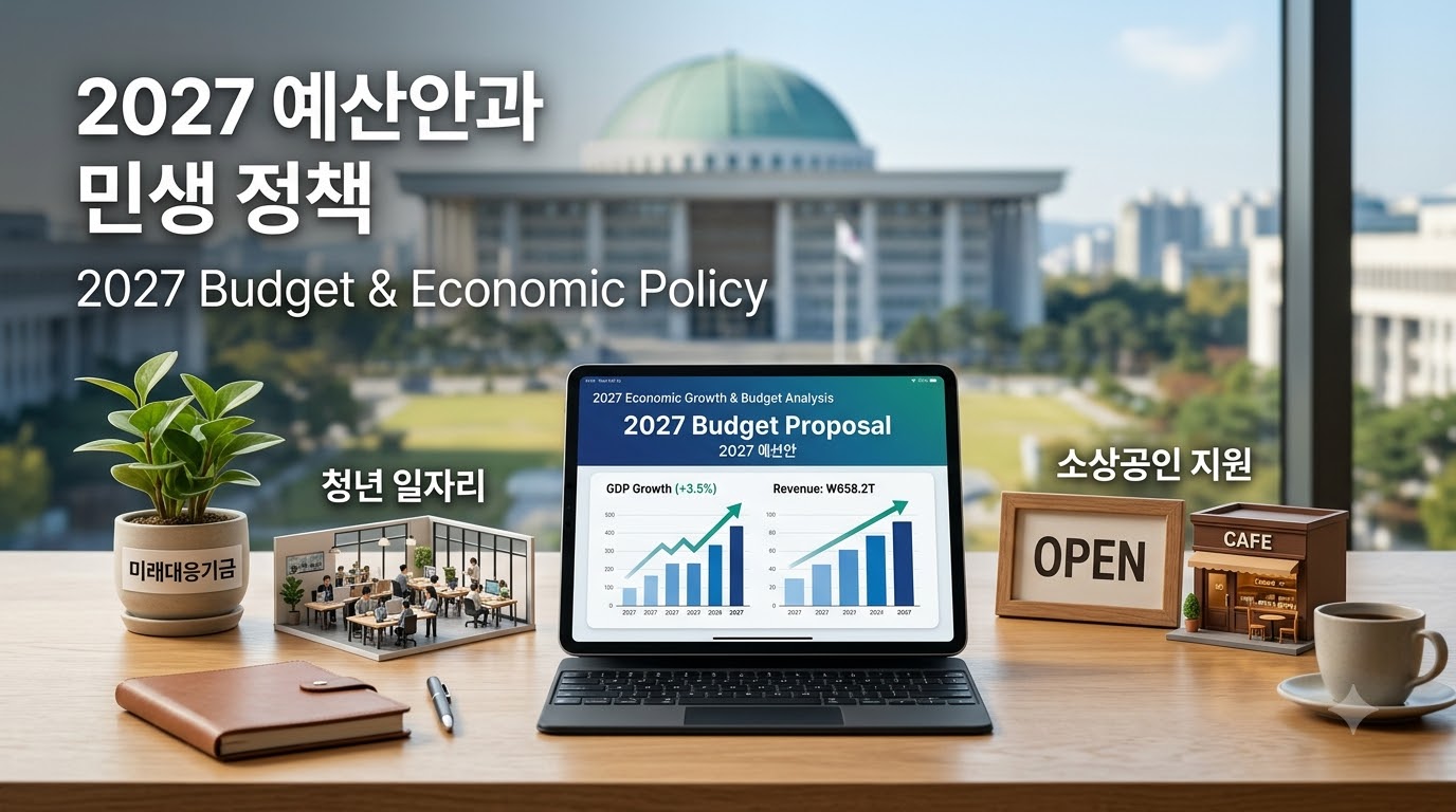 2027년도 예산안 대반격! 내 주머니에 영향 주는 핵심 변화 Top 3