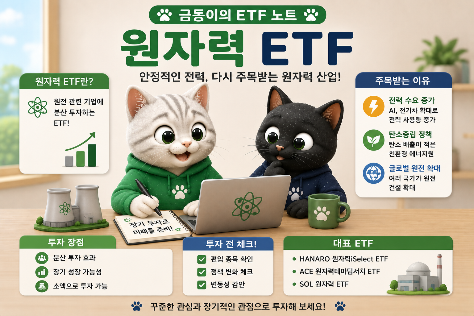국내 주식ETF 원자력 관련 내용