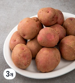 친환경 홍감자&#44; 800g&#44; 3개