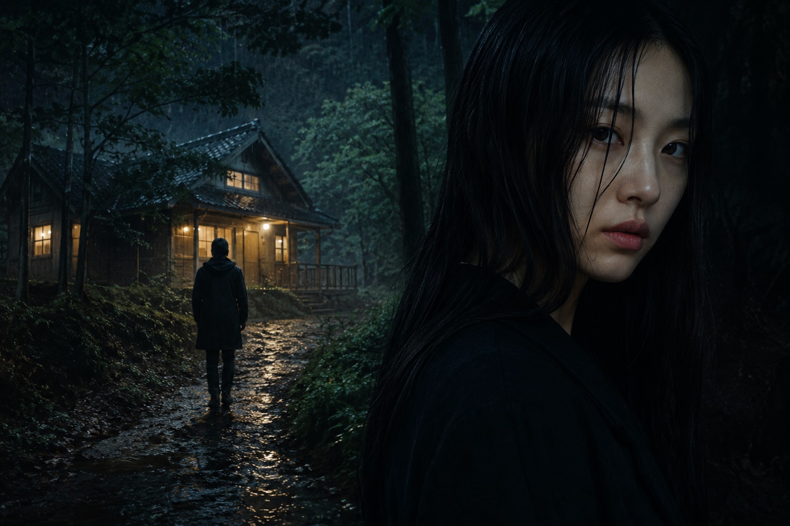넷플릭스 아무도 없는 숲속에서 심리 스릴러 이미지