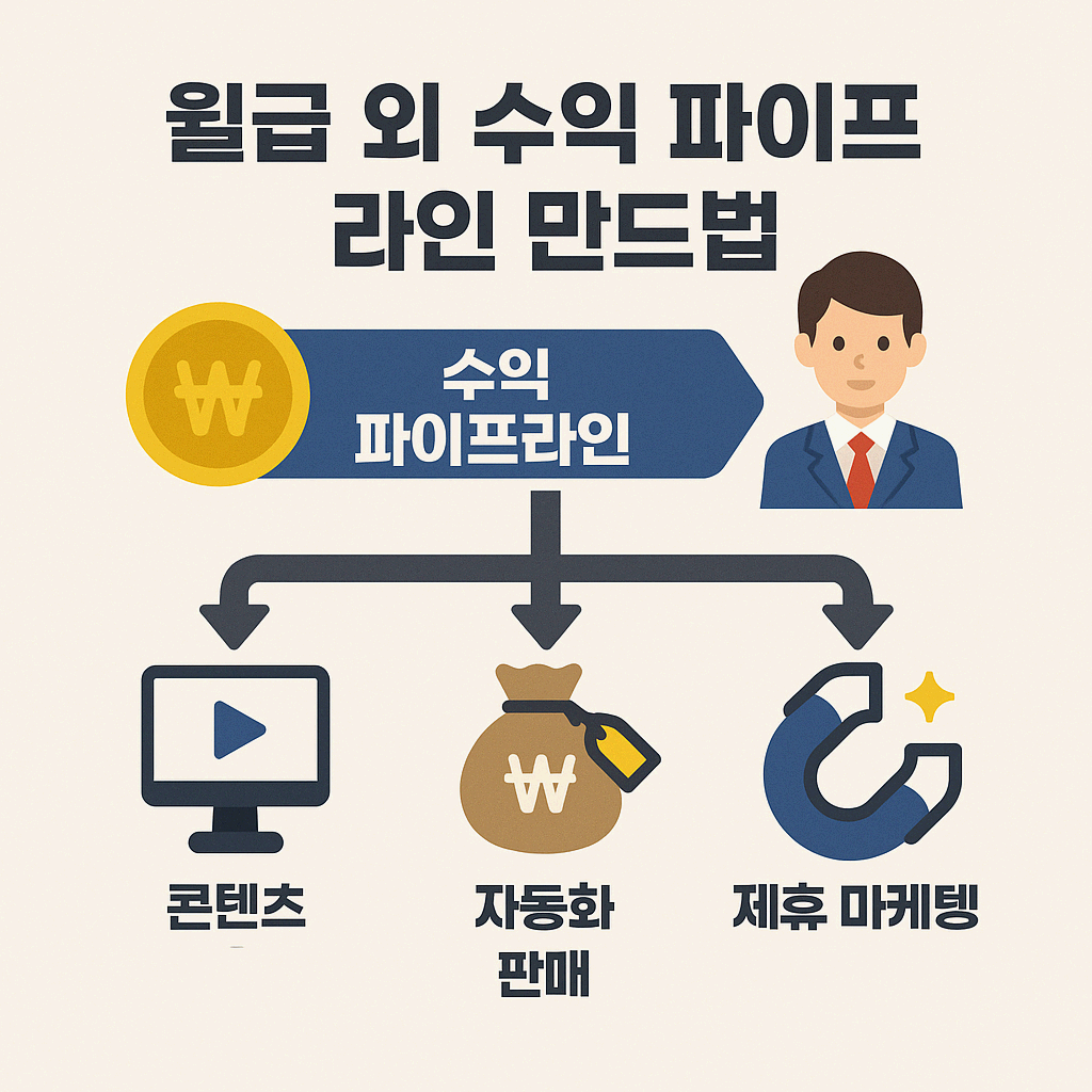 월급 외 수익 파이프라인 만드는 법
