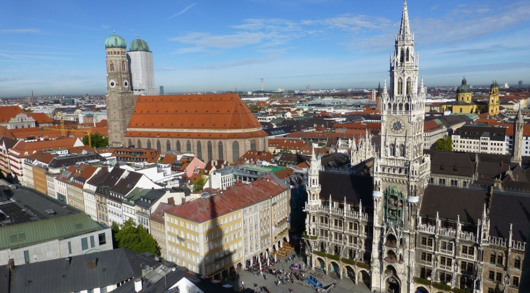 뮌헨 시가지의 절경