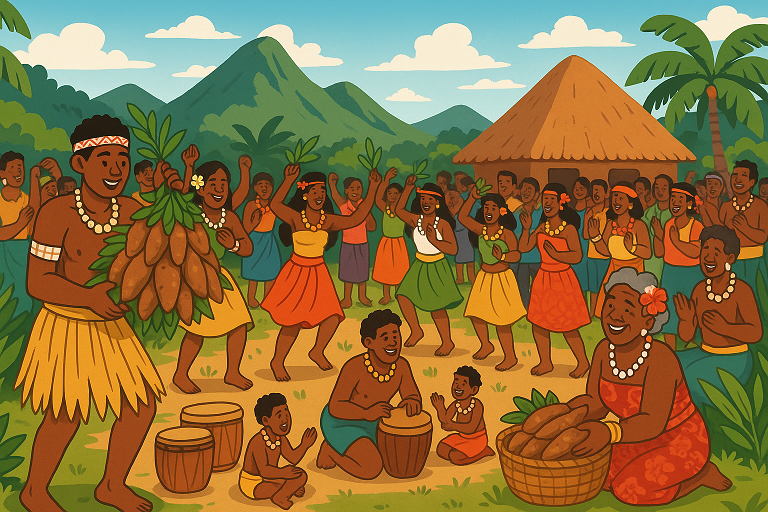 뿌리에서 피어난 감사의 의식, 솔로몬 제도의 ‘야마 축제’