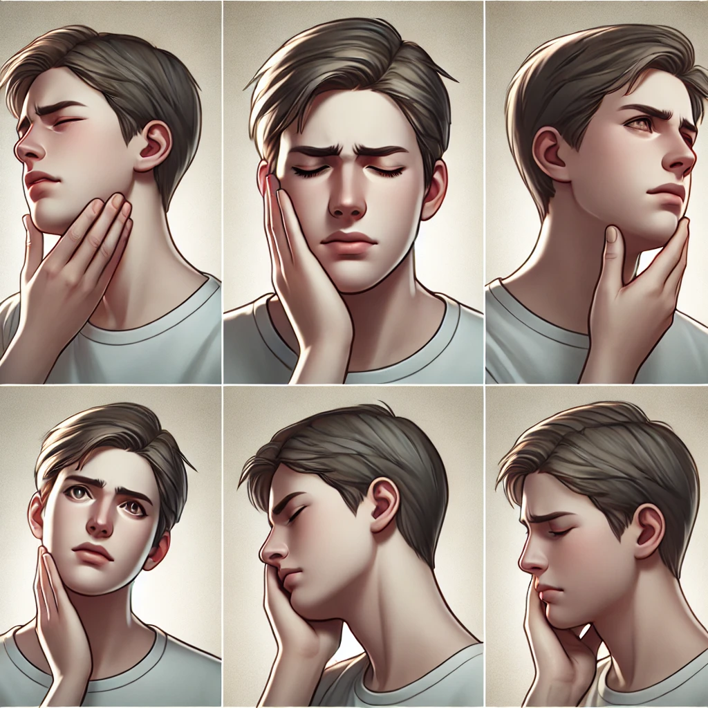 턱관절 장애에 관련된 사진