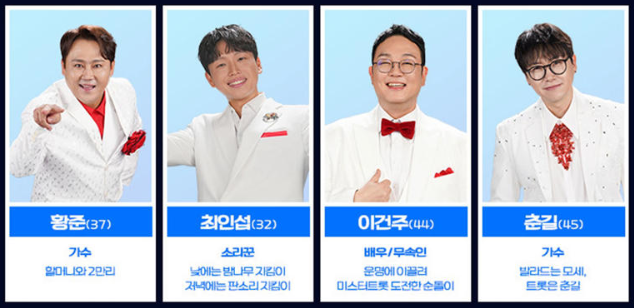 미스터트롯3 참가자들