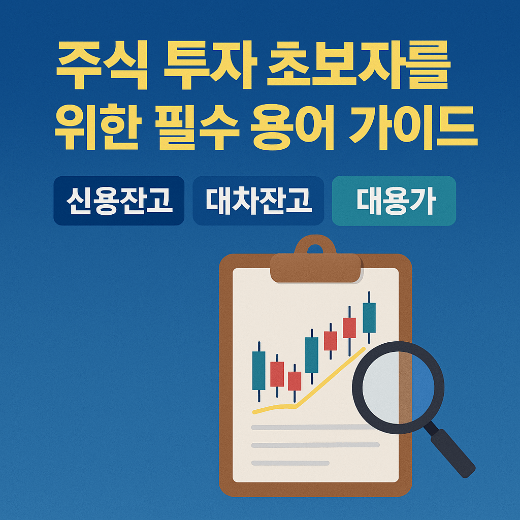 주식 시장을 꿰뚫는 핵심 키워드: 신용잔고, 대차잔고, 대용가 완전 해부