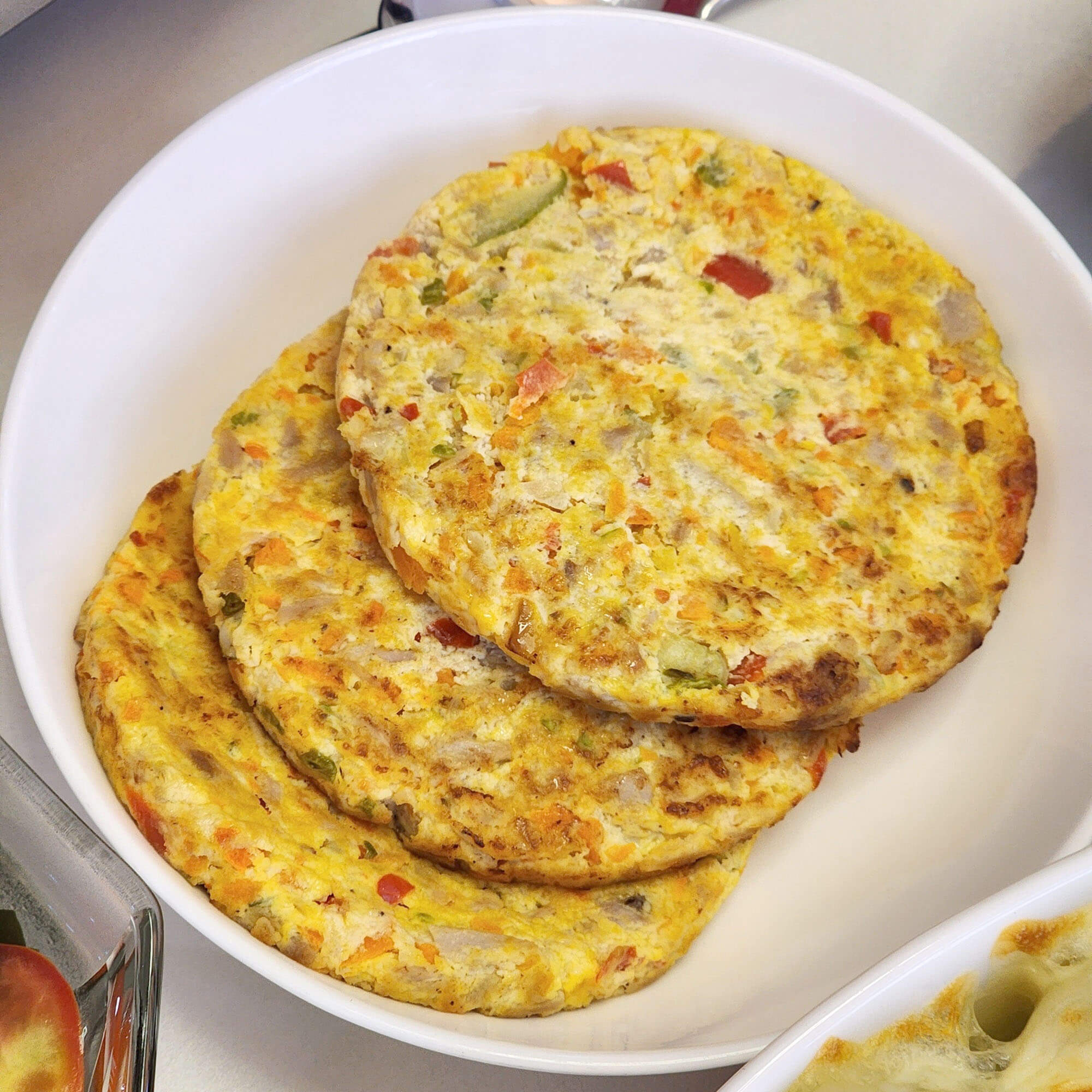 자투리 채소로 만든 두부 스테이크 완성 모습