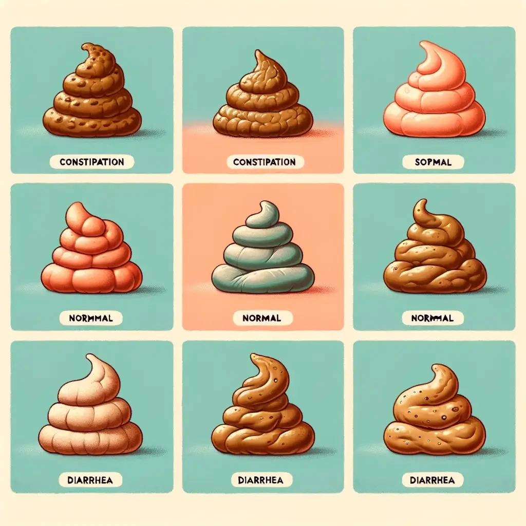 대변의 모양 변화