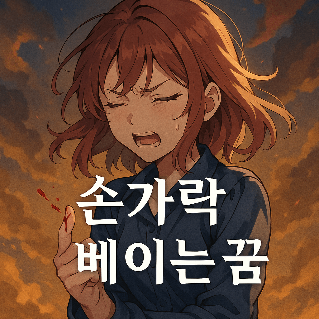 손가락 베이는 꿈