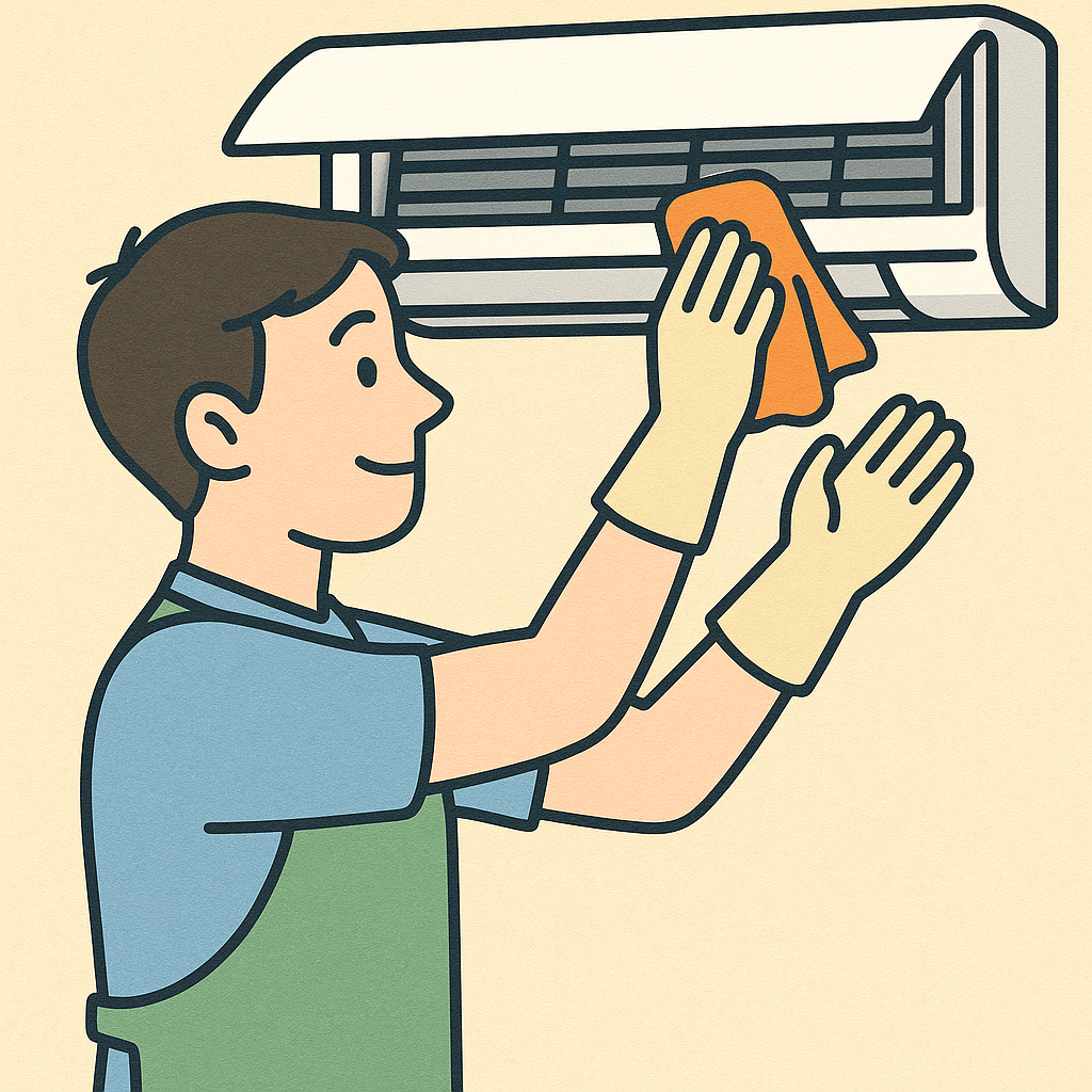 에어컨 필터 청소