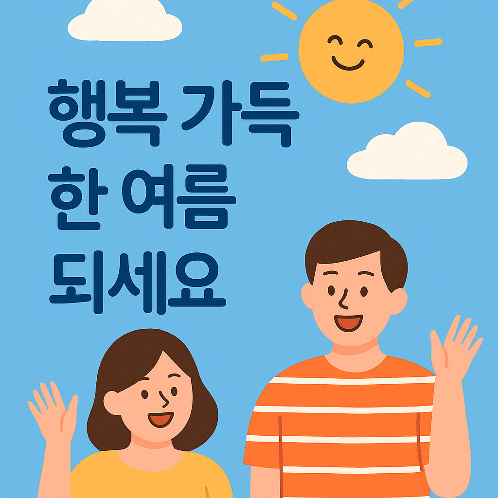 긍정적인 인사말
