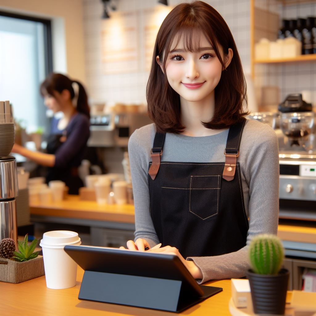 커피숍에서 일하기