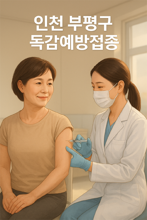 인천 부평구 독감 예방접종 이미지