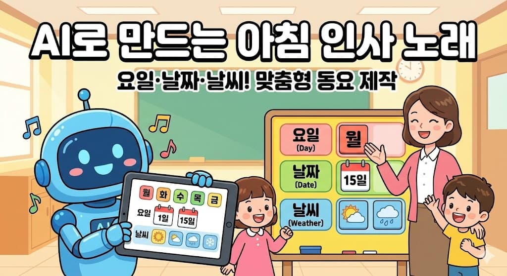 AI로 만드는 아침 인사 노래