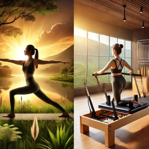 요가vs필라테스 관련 이미지