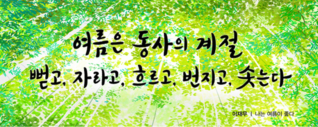 # 2025년 광화문글판 여름편