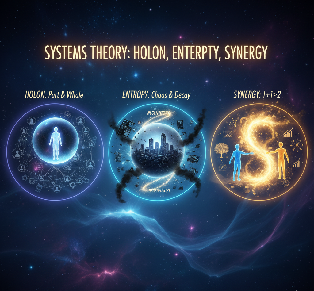 홀론 엔트로피 시너지 효과