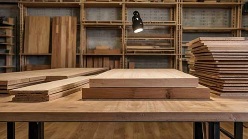 합판,MDF,집성목의 실제 사진