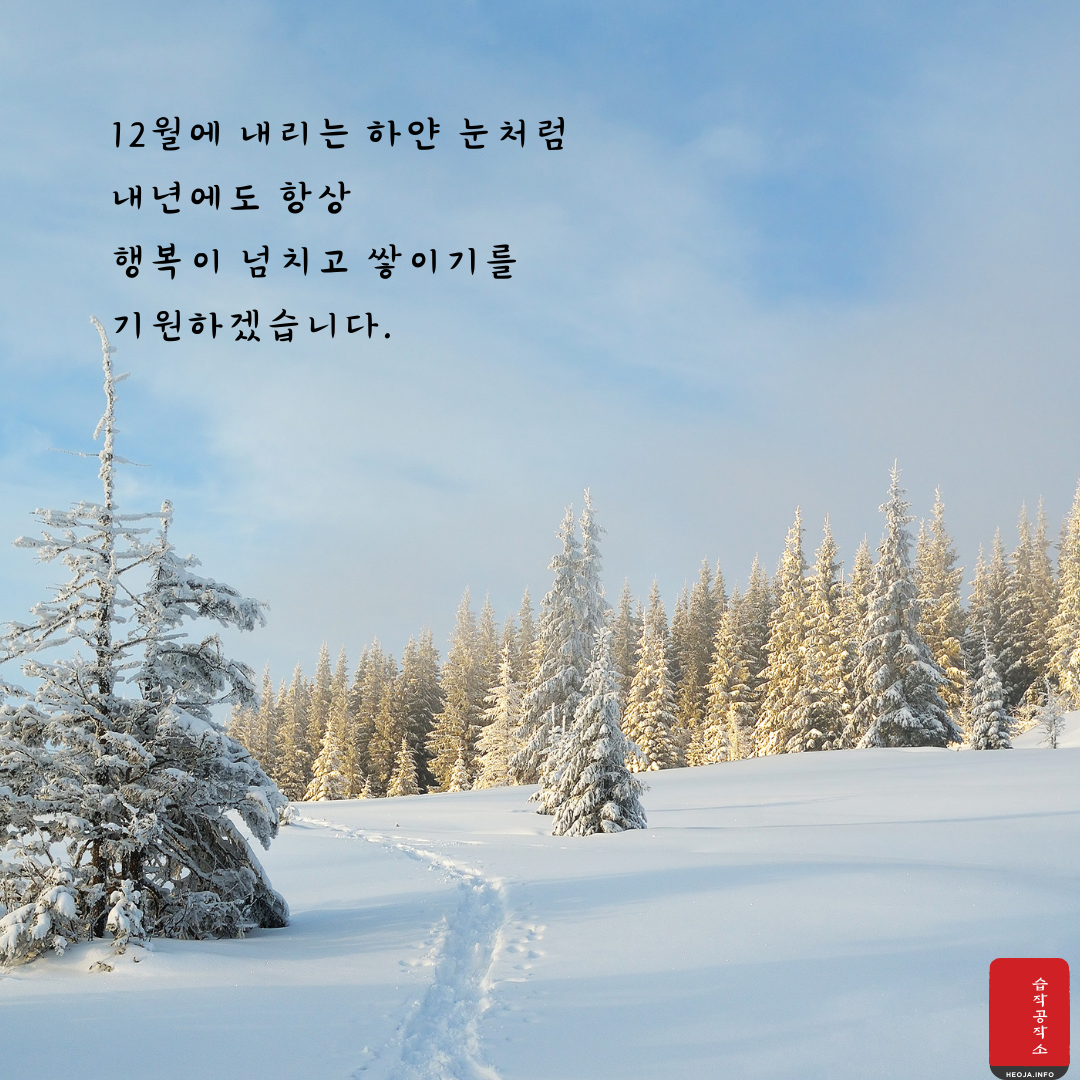 12월 연말 인사말 문구 이미지 모음 안부 문자