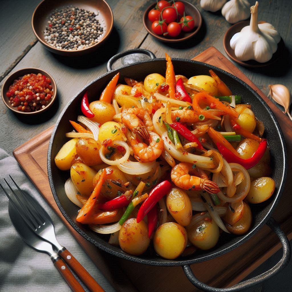 제철 지나가기 전에 볶아먹는 감자반볶음