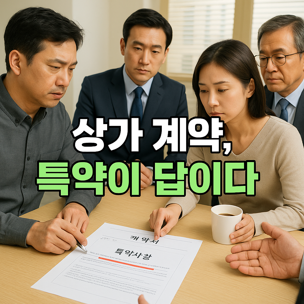 상가 계약 특약 강조 상담