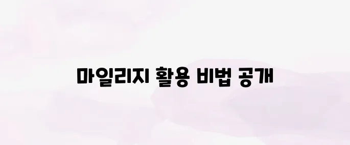 아시아나 마일리지 사용 방법│항공권·좌석 승급·제휴처 활용법