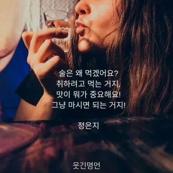 웃긴 명언 모음 웃긴 술명언 100선_22