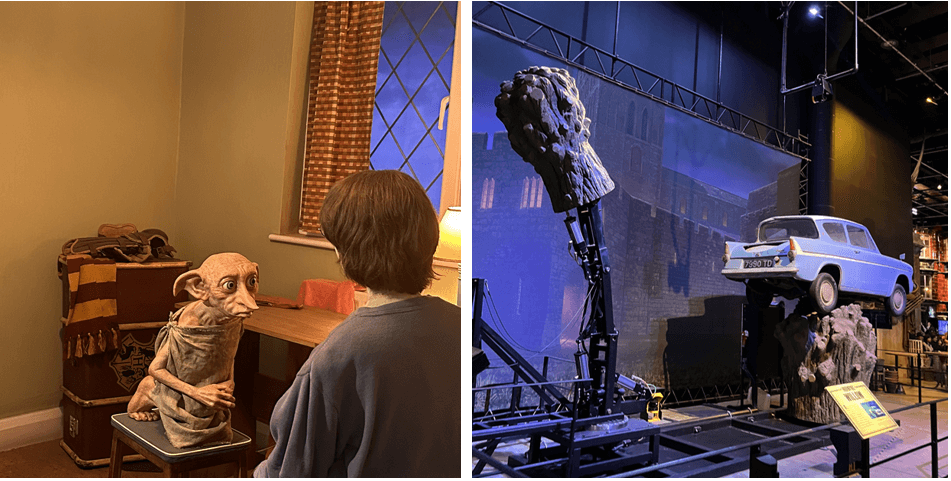 해리와-도비-하늘을-나는-파란-자동차