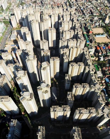 용적률 349%아파트 항공사진