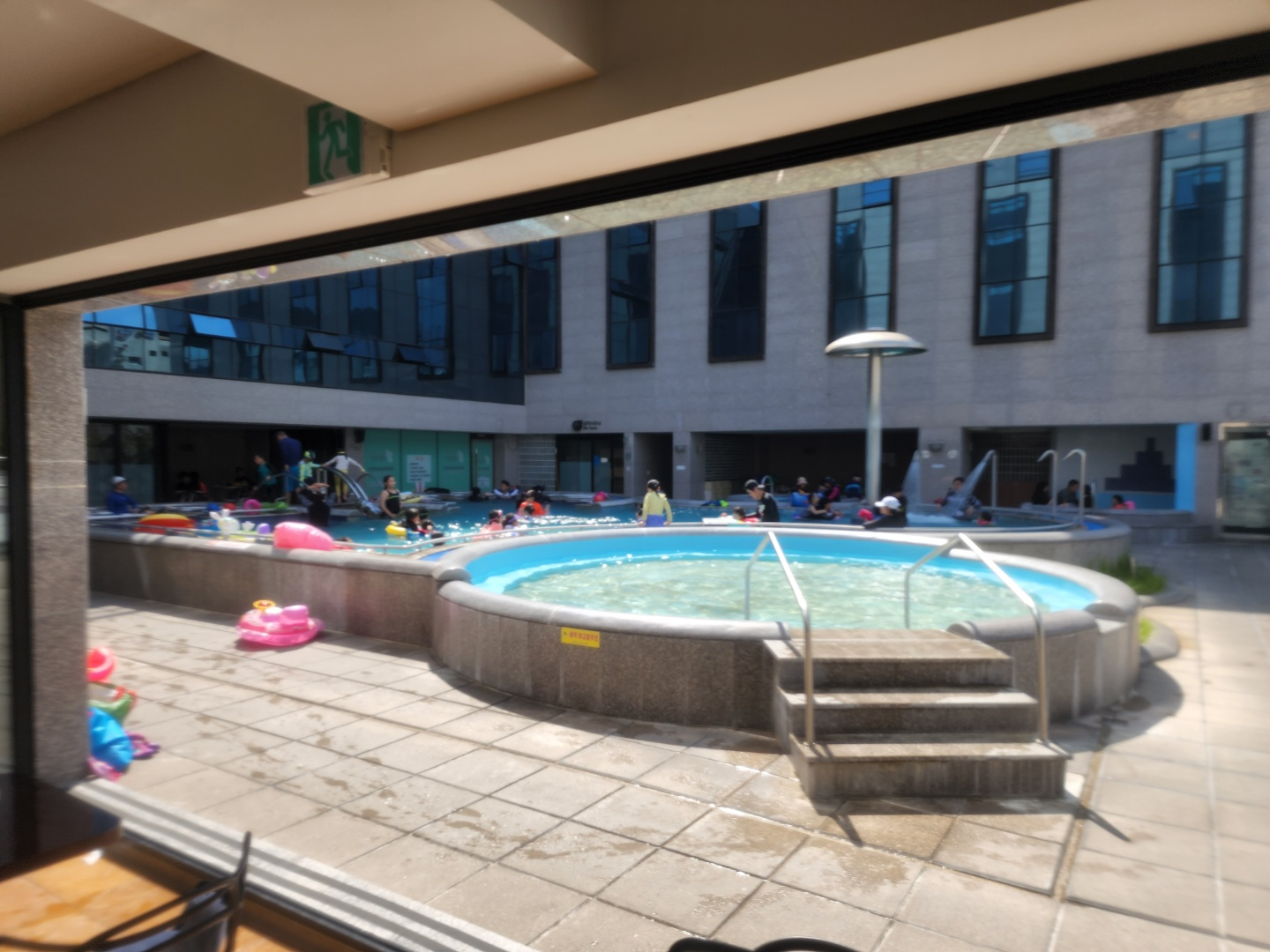 창녕 부곡 따오기호텔 야외 스파 전경