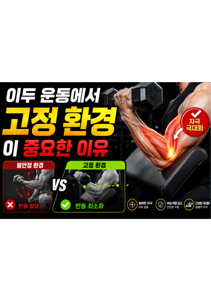 이두 운동에서 고정 환경이 중요한 이유