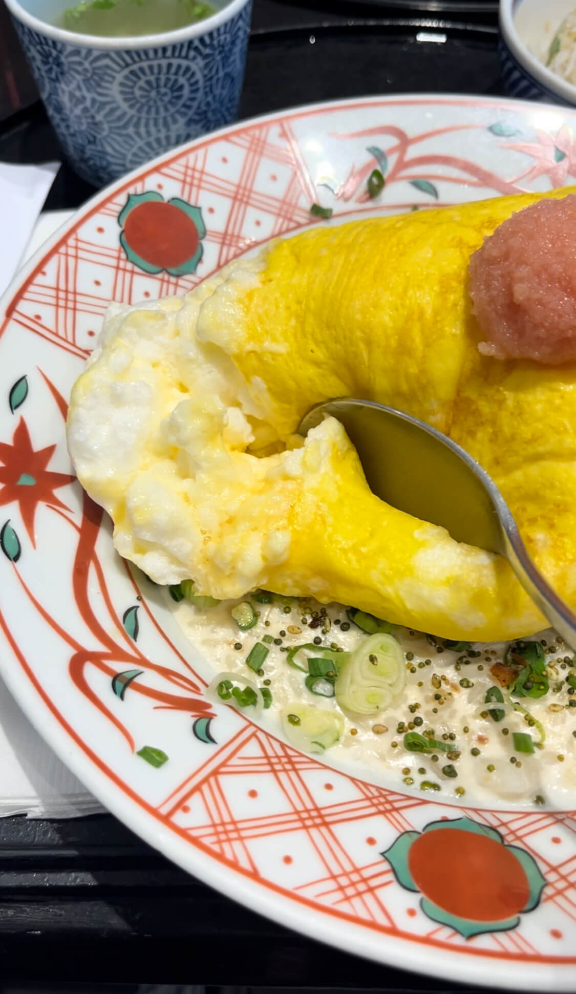 강남 고에몬 수플레 오믈렛 멘타이꼬 리조또