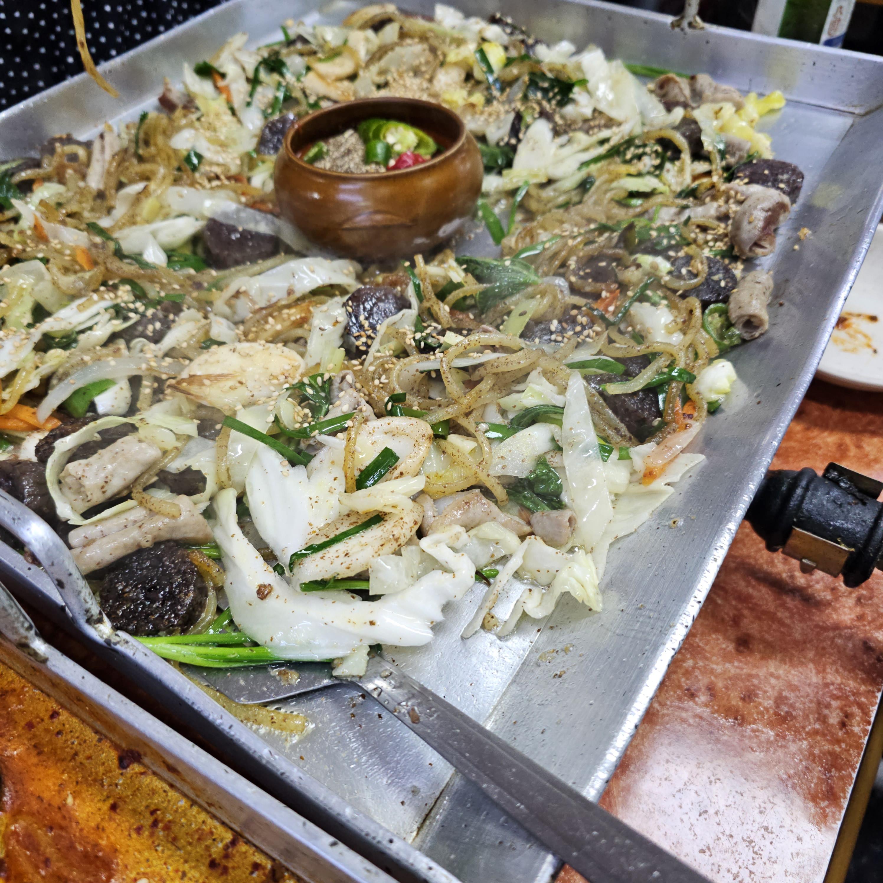 신림동 순대타운 백순대 사진