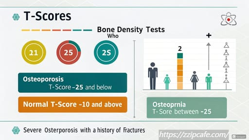 골다공증 골밀도 검사 결과 수치 보는 법