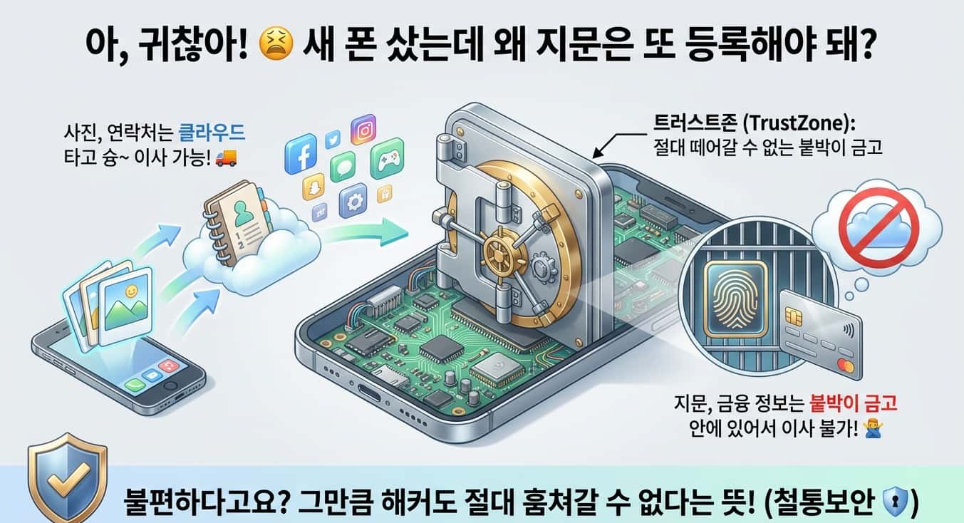 스마트폰 교체 시 금융 보안 (간편인증 재설정, 생체인증 보안, 계좌 일괄 차단)