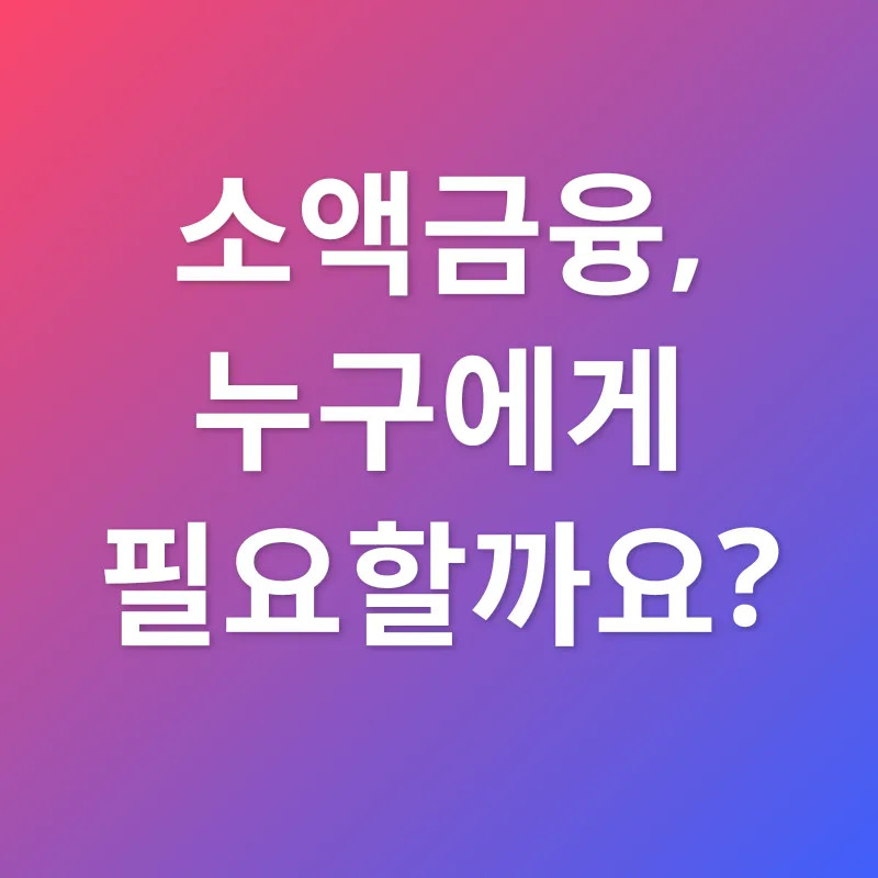소액금융_2