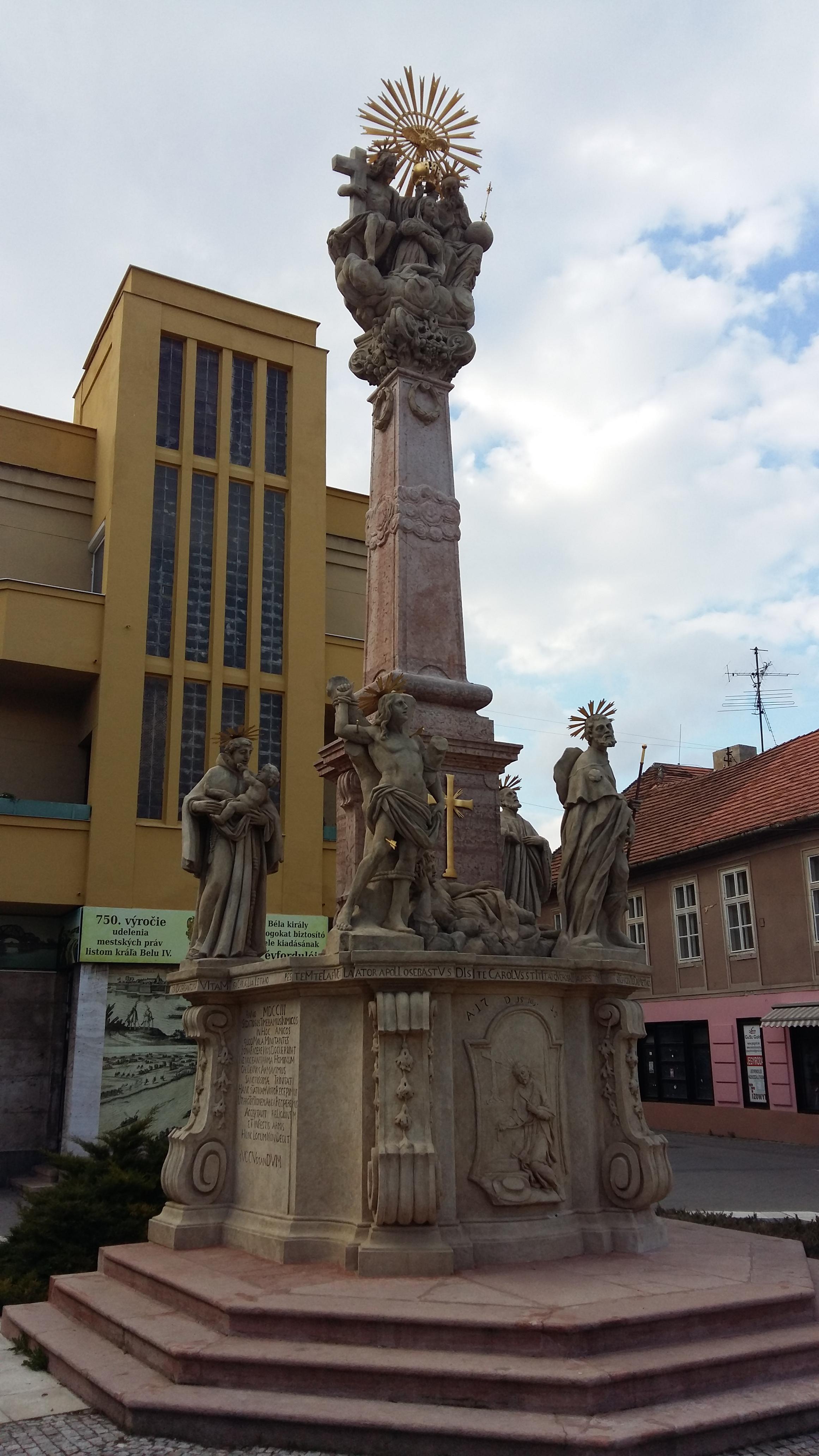 슬로바키아 코마르노 유럽 광장