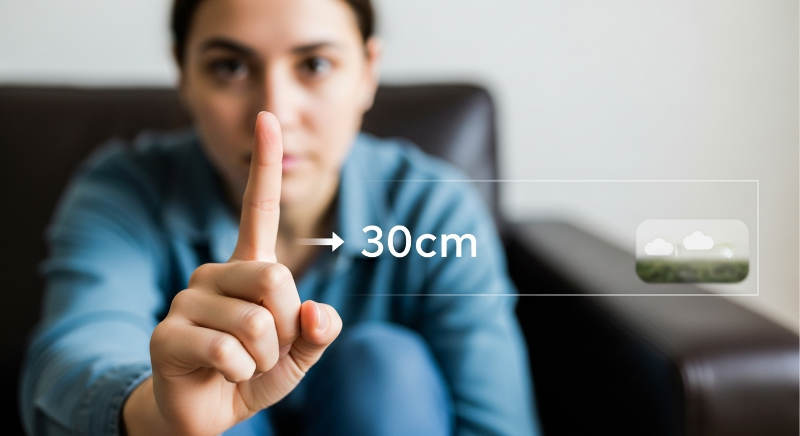 원근 교차 운동 (초점 맞추기)