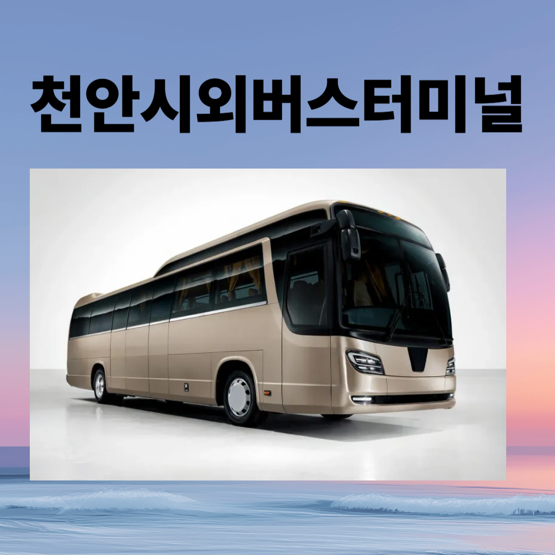 천안시외버스터미널 시간표, 예매, 주차장, 주변맛집 정보까지