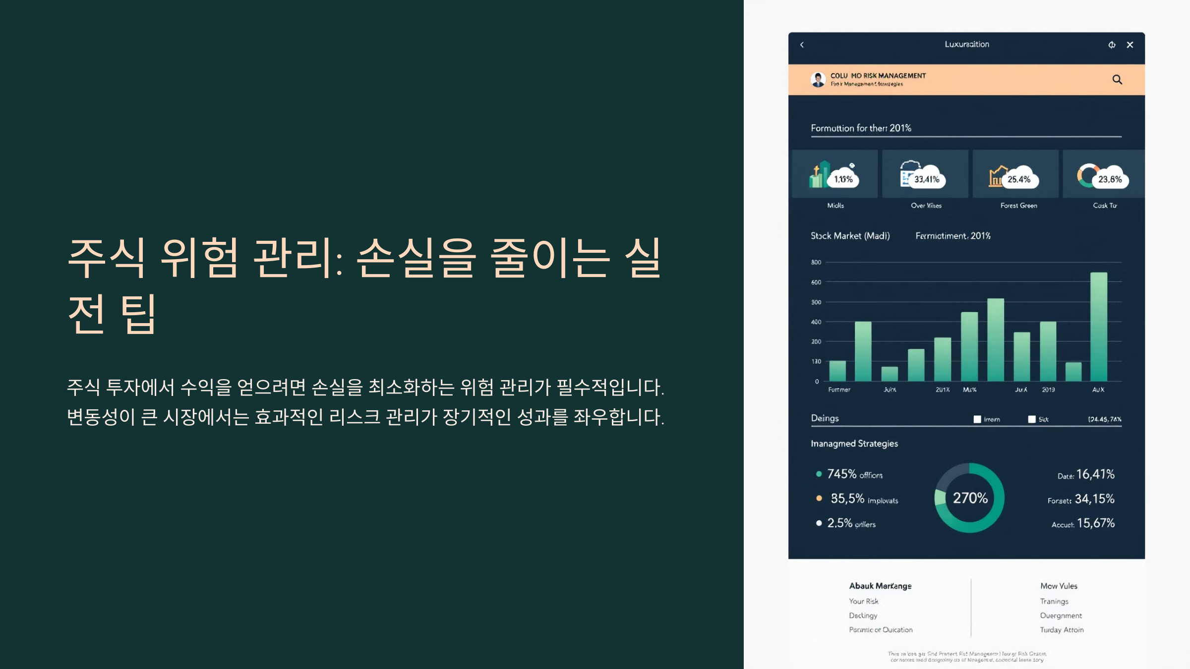 주식 위험 관리: 손실을 줄이는 실전 팁