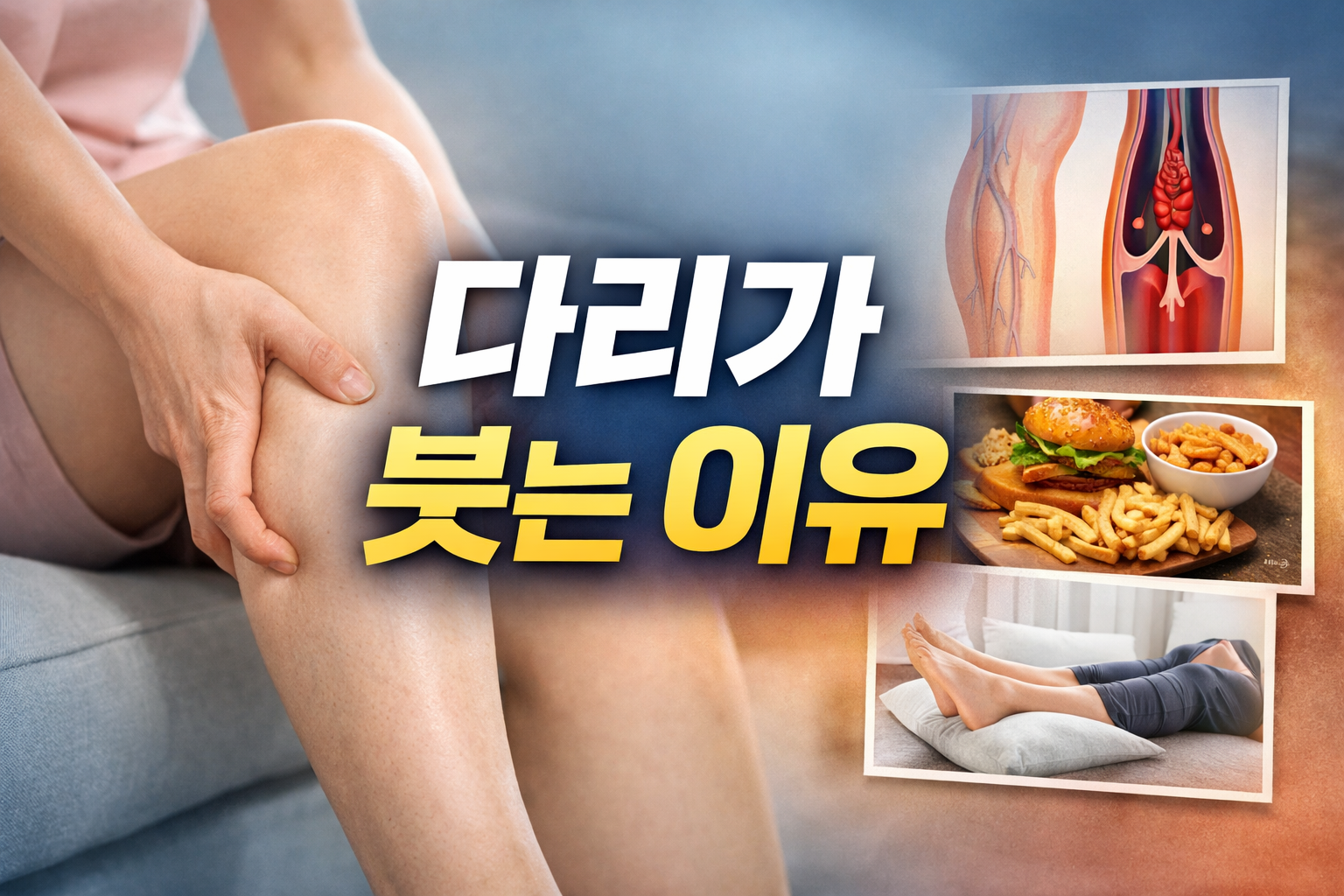 다리가 붓는 이유