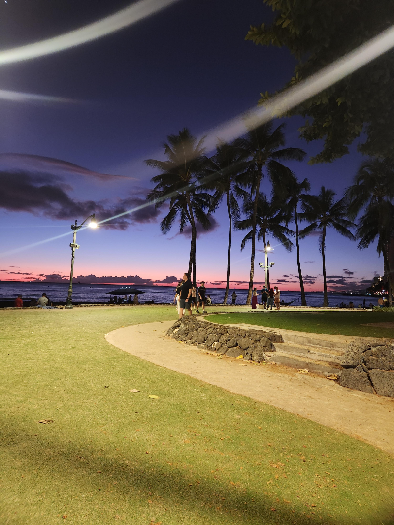 하와이 와이켈레 프리미엄 아울렛 E버스 정류장