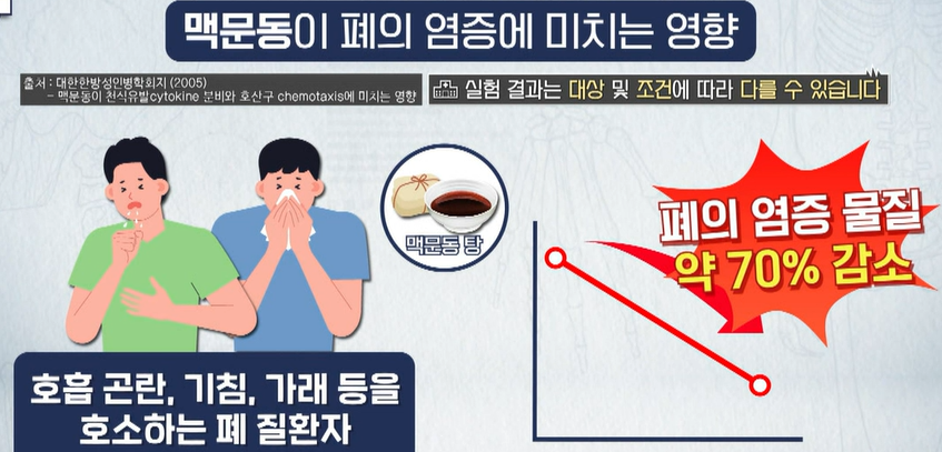 볶음 맥문동 분말 효능