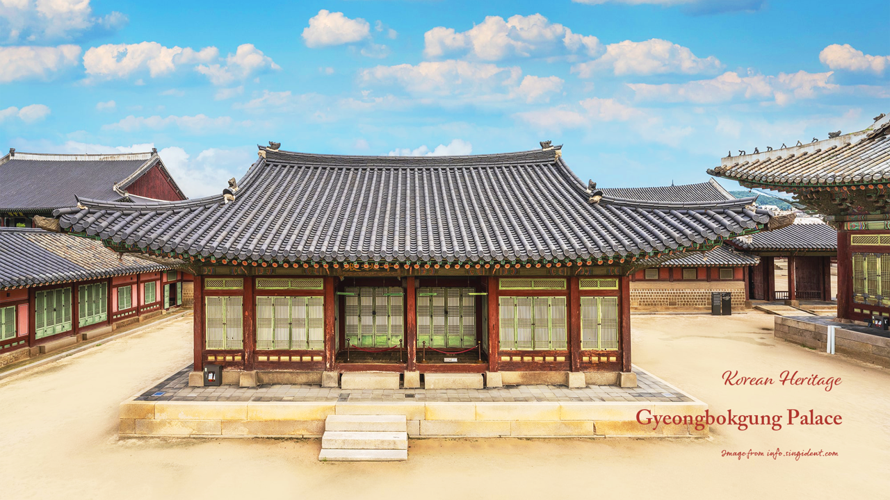 09 경복궁 천추전 정면 C - Gyeongbokgung Palace, Korean Heritage 경복궁배경화면