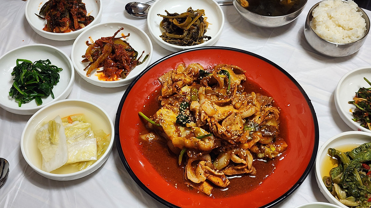 고흥 녹동항 맛집 개미식당