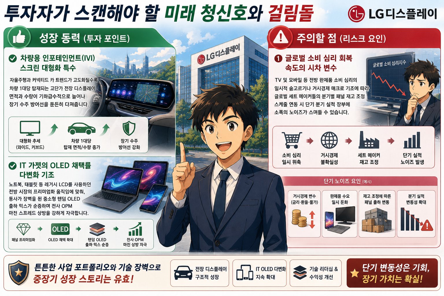 투자자가 스캔해야 할 미래 청신호와 걸림돌
