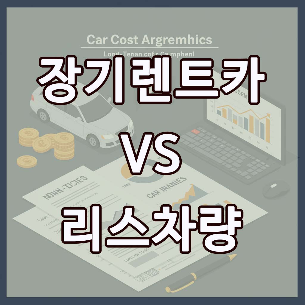 장기렌트카 리스차량 비교